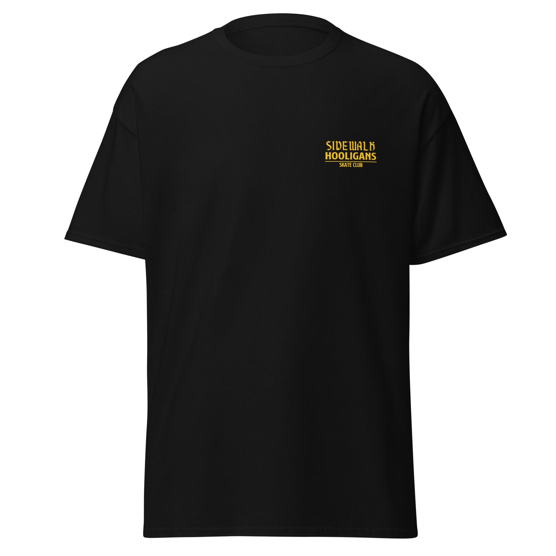 T-shirt Hooligans Terrace Casual Style – No Logo – Noir – TUM0231 – Neuf